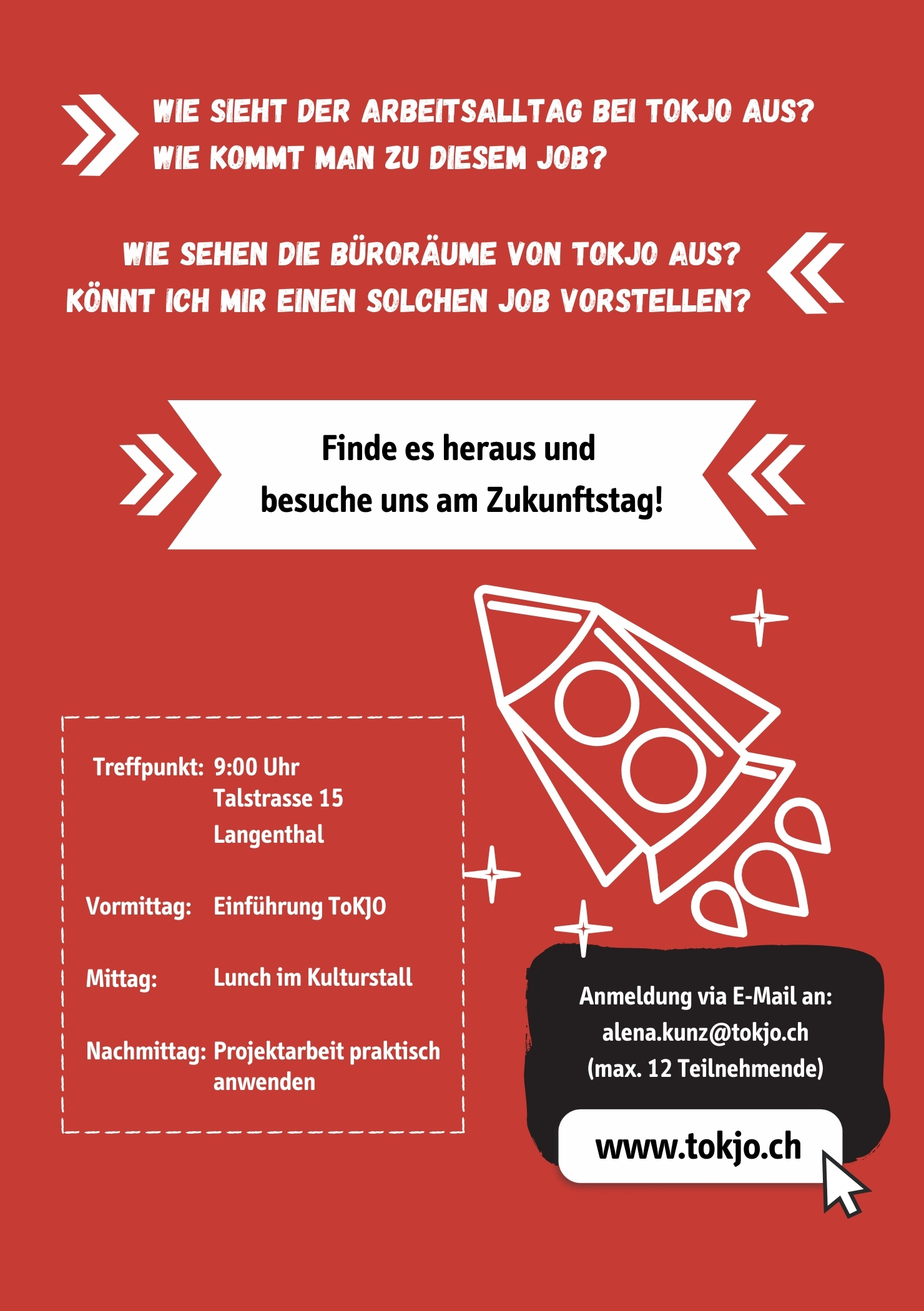 Flyer hinten